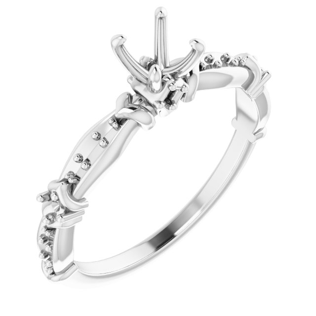 Accented Engagement Ring