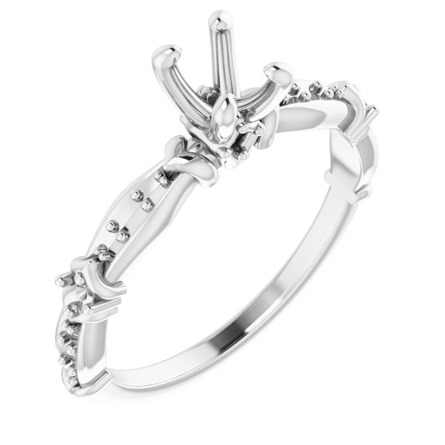 Accented Engagement Ring