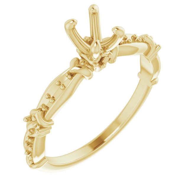 Accented Engagement Ring