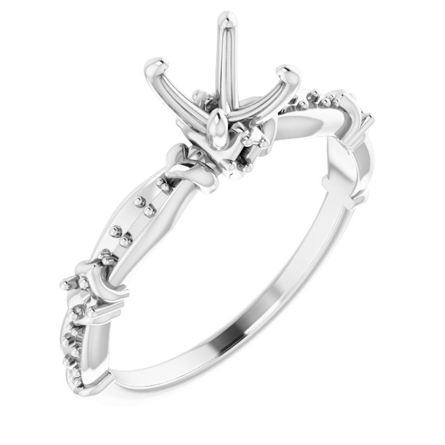 Accented Engagement Ring