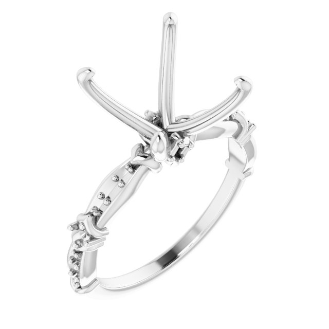 Accented Engagement Ring