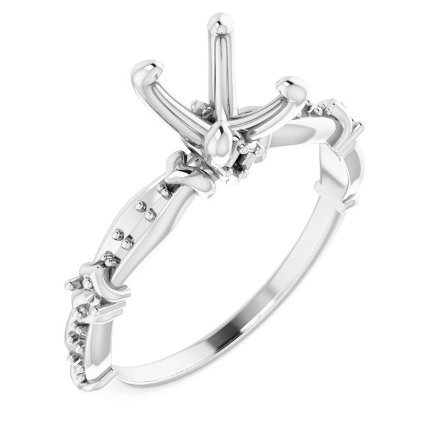 Accented Engagement Ring