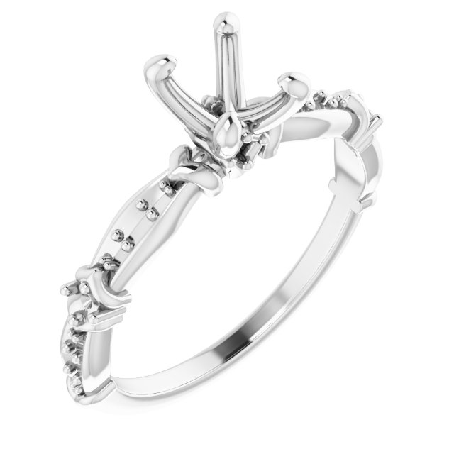 Accented Engagement Ring