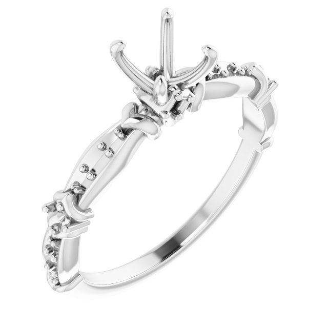 Accented Engagement Ring
