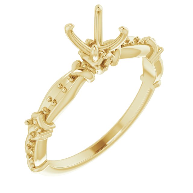 Accented Engagement Ring