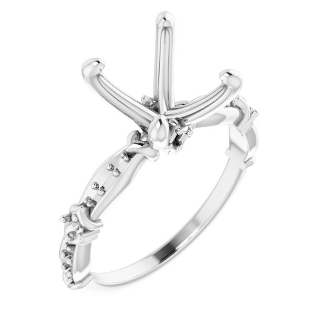 Accented Engagement Ring