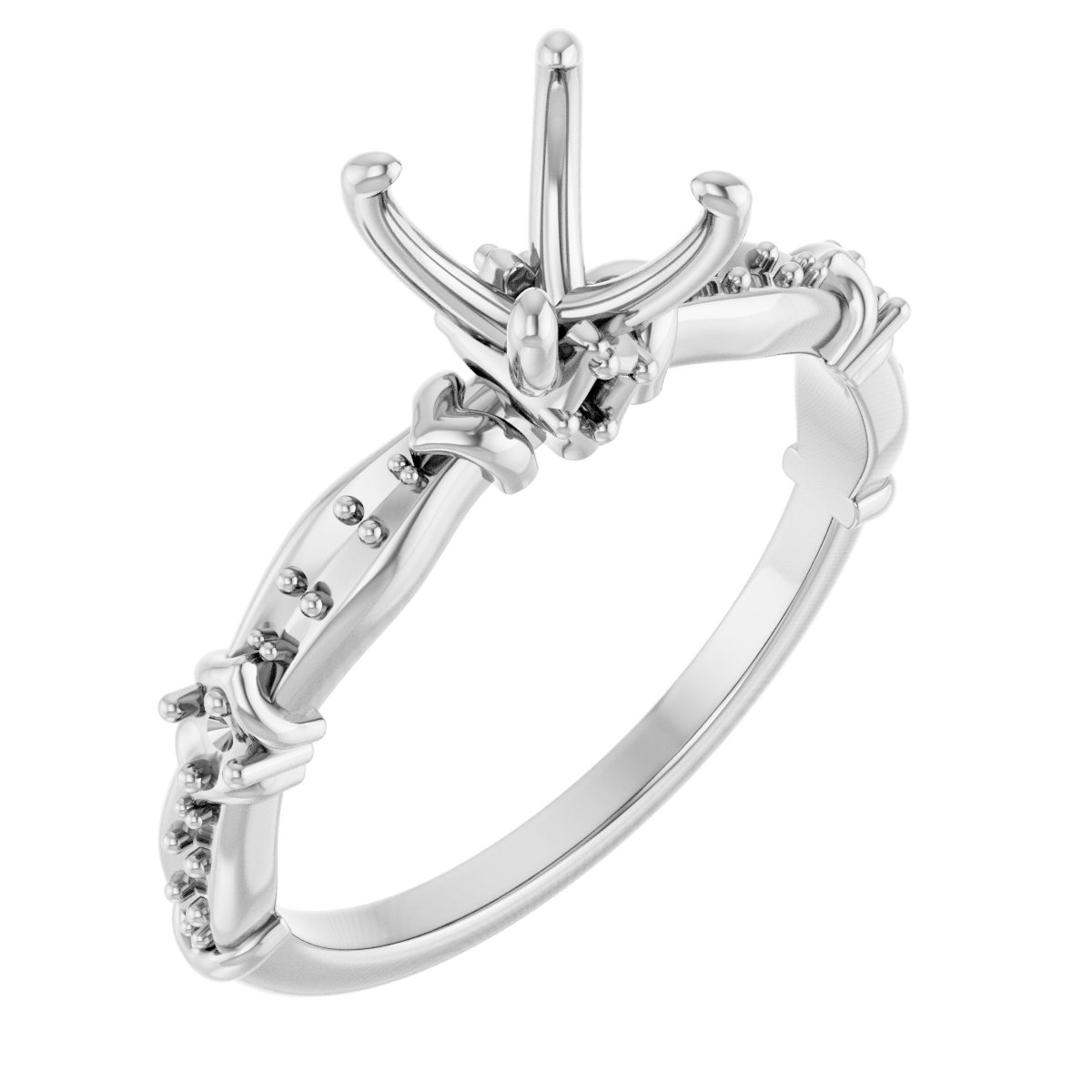 Accented Engagement Ring
