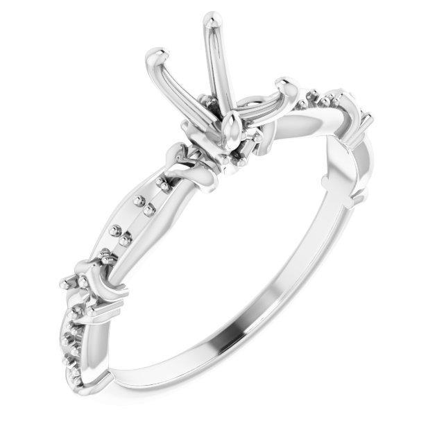 Accented Engagement Ring