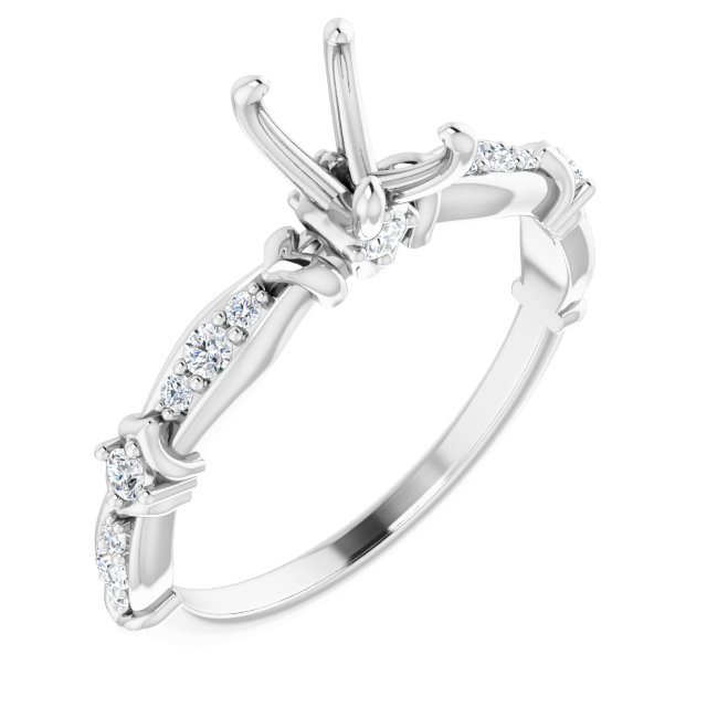 14k White Gold