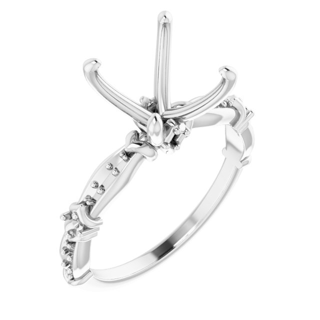 Accented Engagement Ring