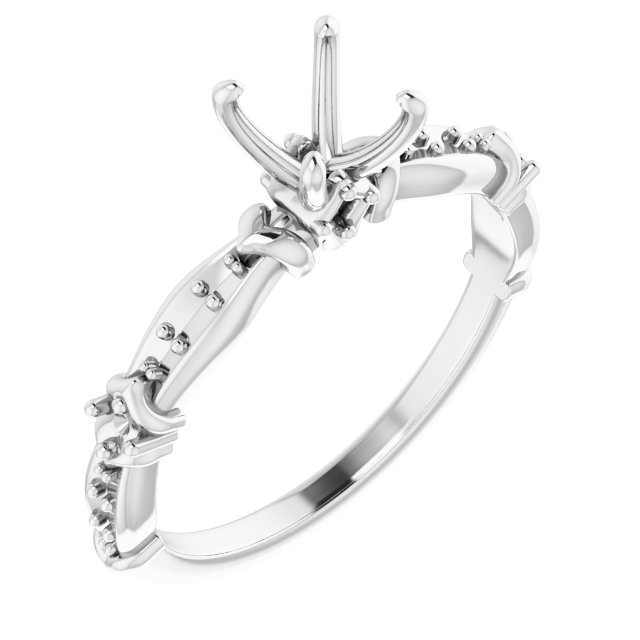 Accented Engagement Ring