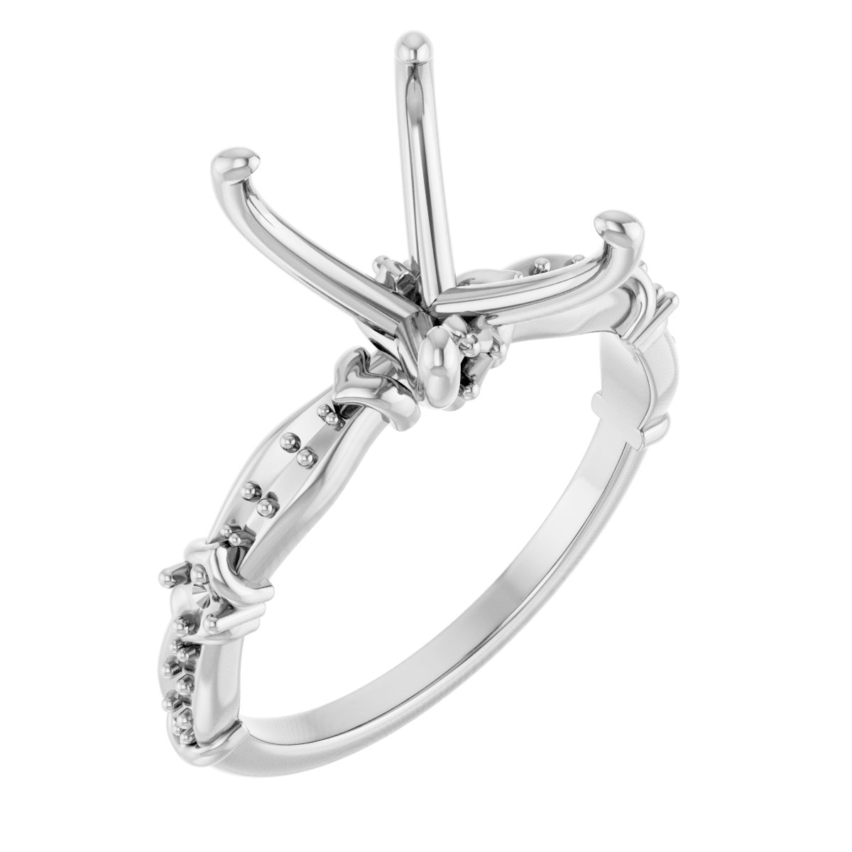 Accented Engagement Ring