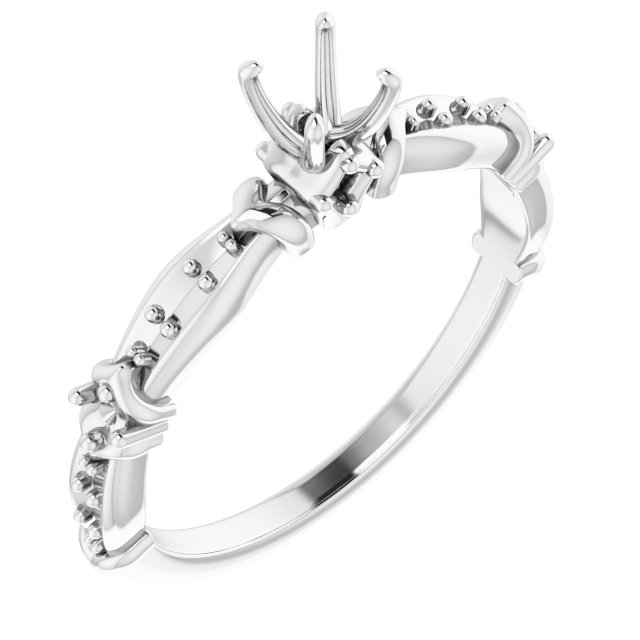 Accented Engagement Ring