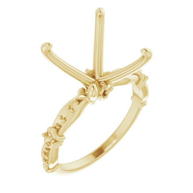 Accented Engagement Ring