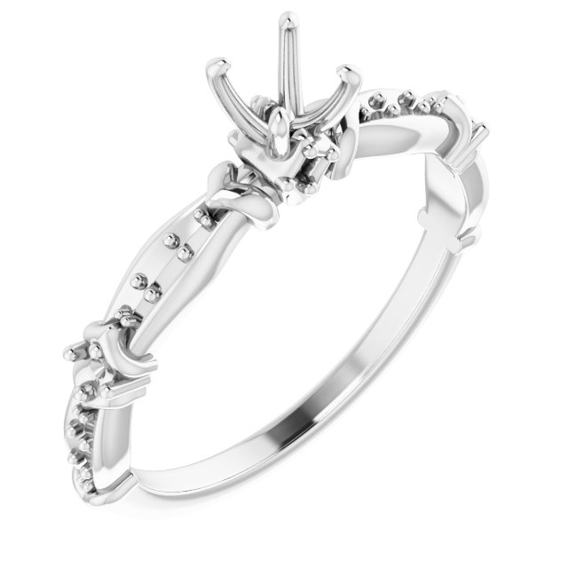 Accented Engagement Ring