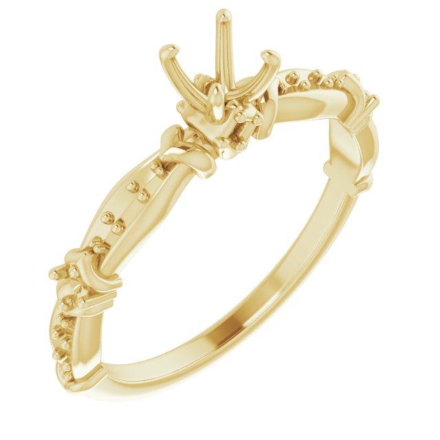Accented Engagement Ring