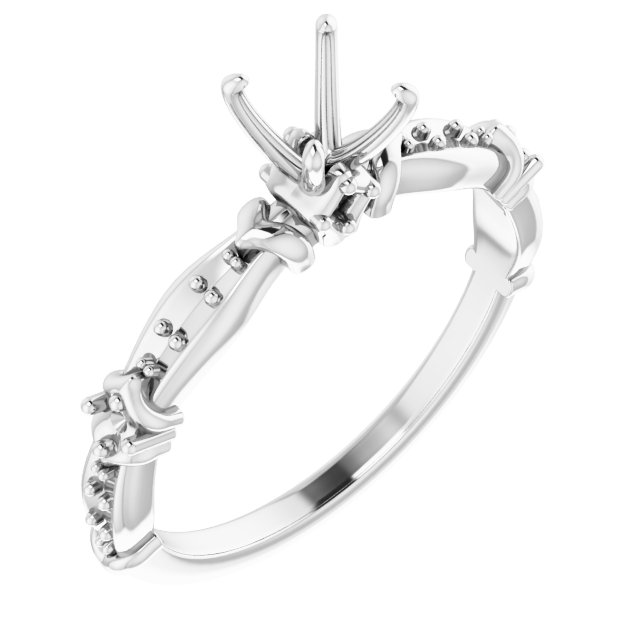 Accented Engagement Ring