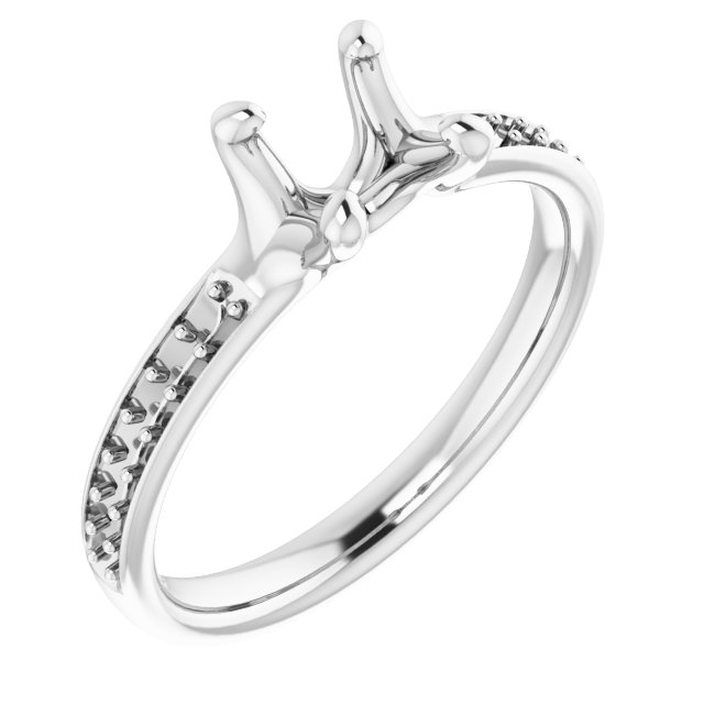 Accented Engagement Ring