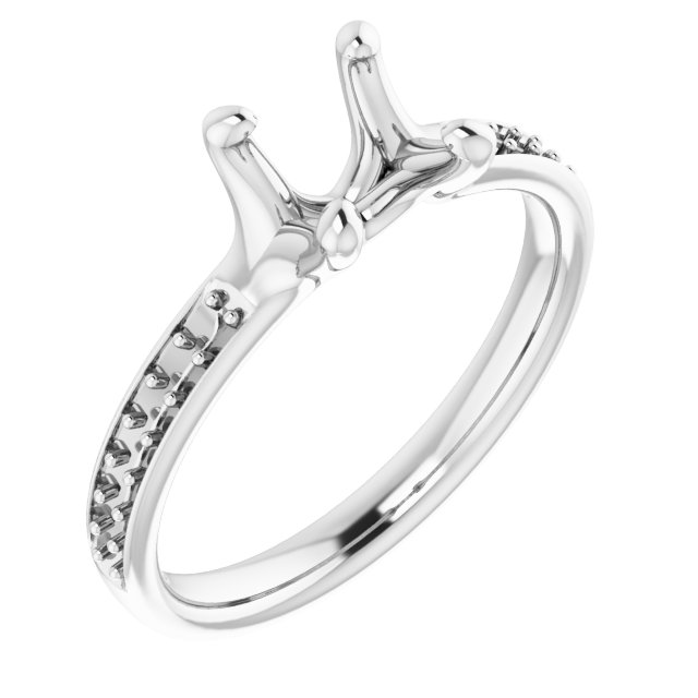 Accented Engagement Ring