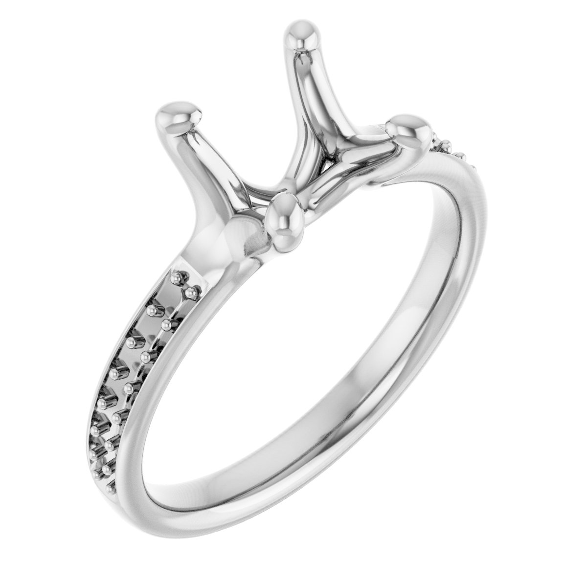 Accented Engagement Ring