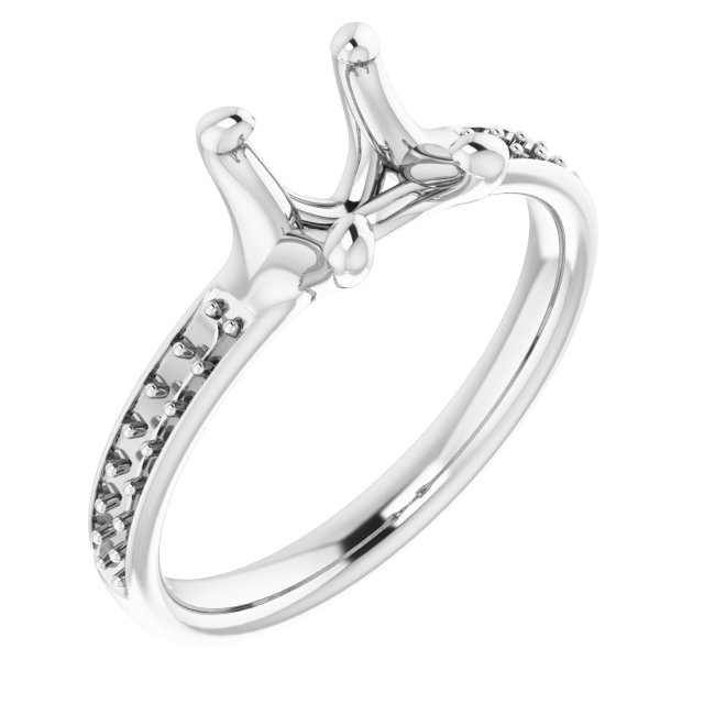 Accented Engagement Ring