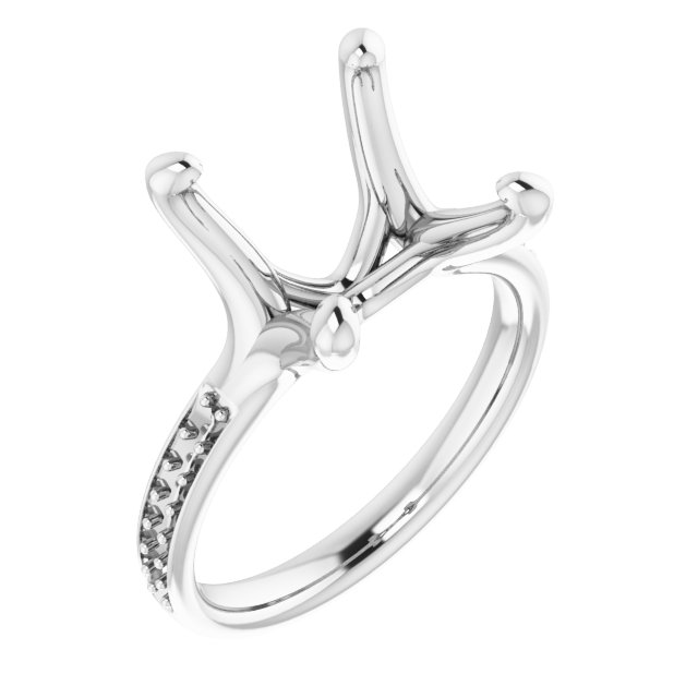 Accented Engagement Ring