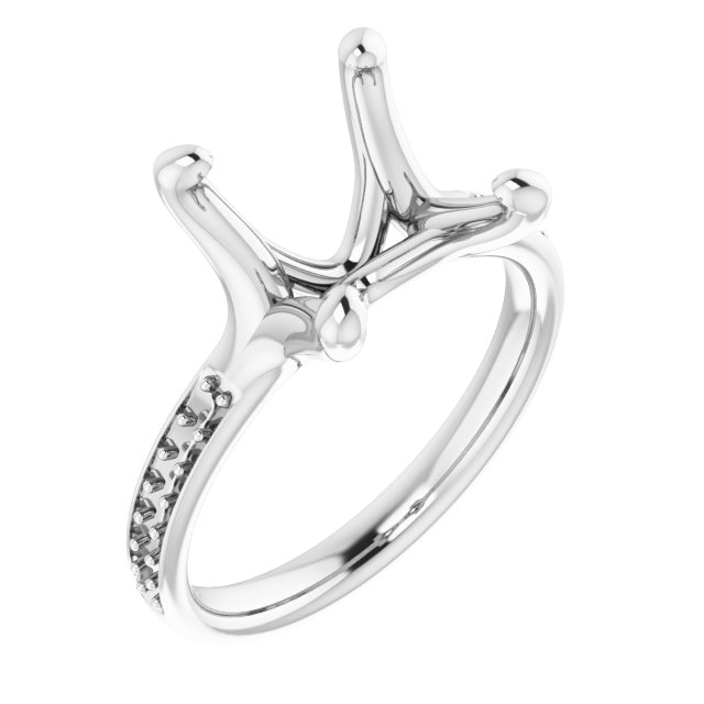 Accented Engagement Ring