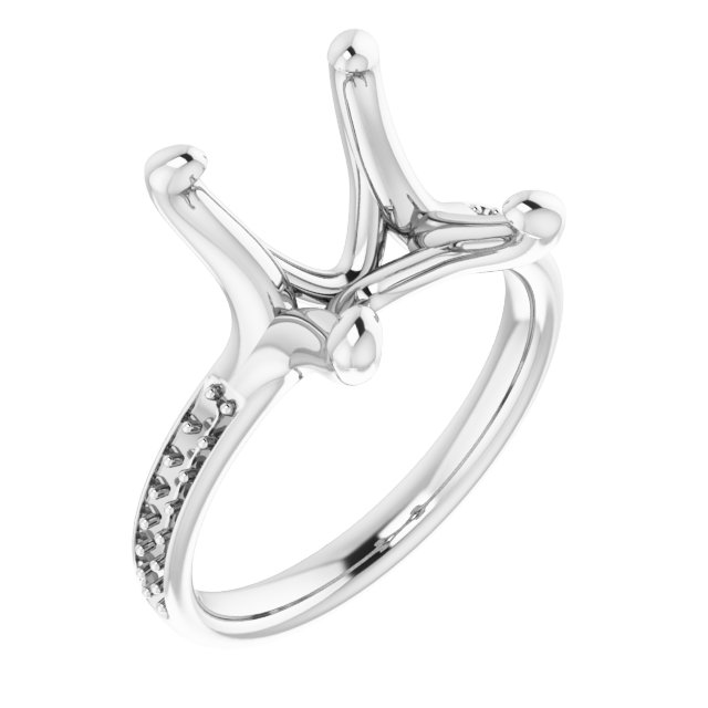 Accented Engagement Ring