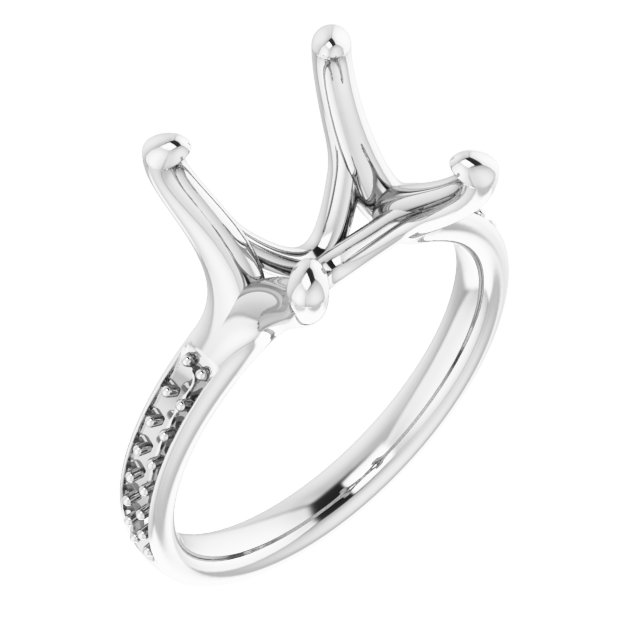 Accented Engagement Ring