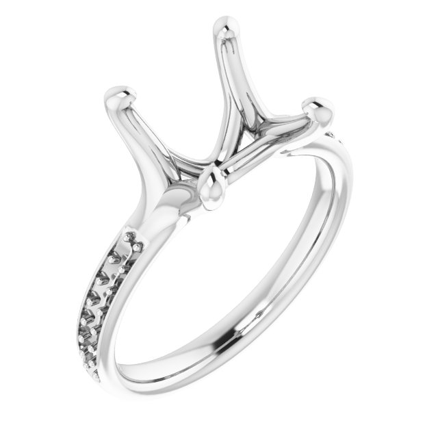 Accented Engagement Ring