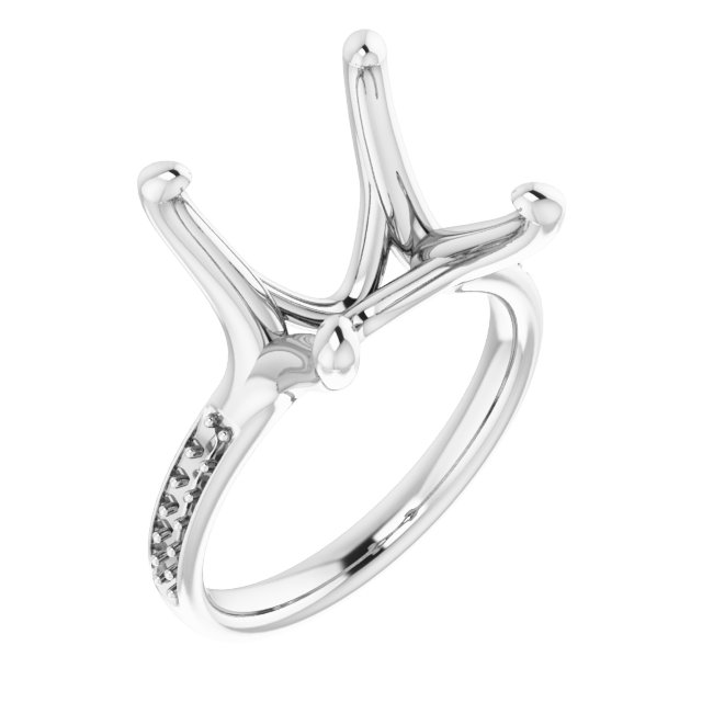 Accented Engagement Ring