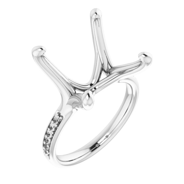 Accented Engagement Ring