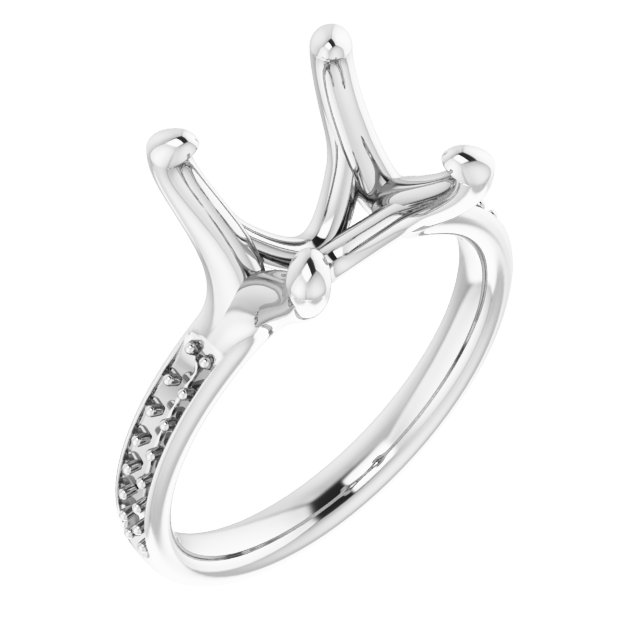 Accented Engagement Ring