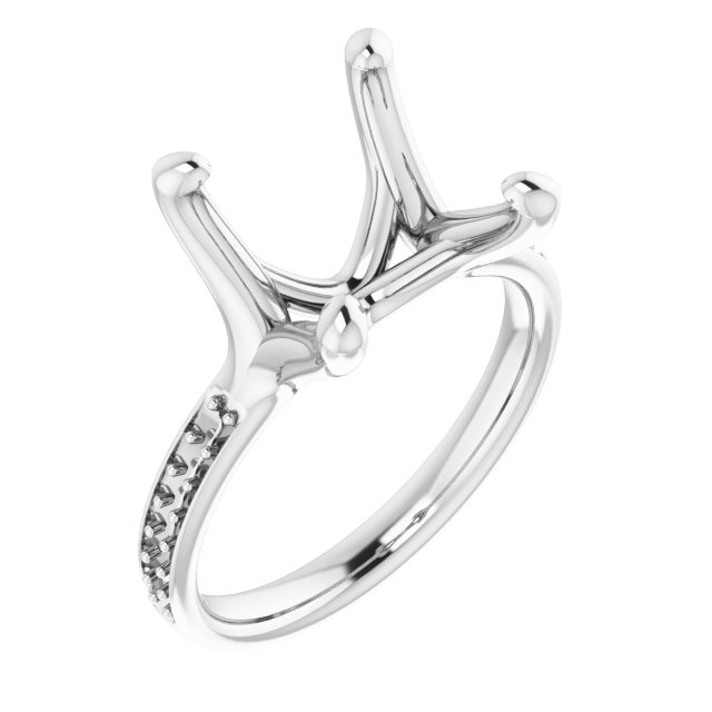 Accented Engagement Ring