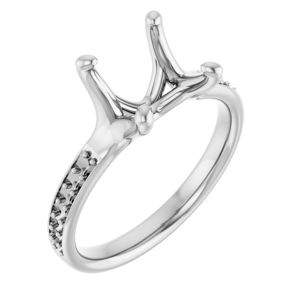 Accented Engagement Ring