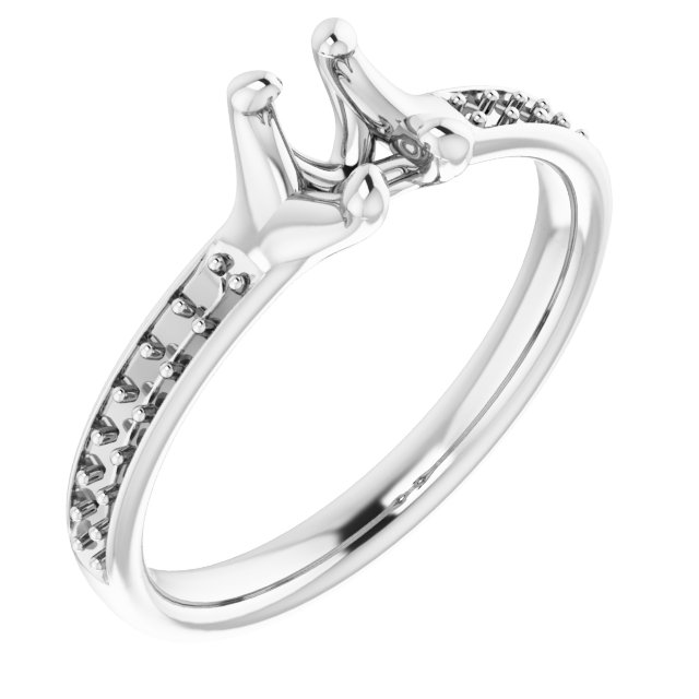 Accented Engagement Ring