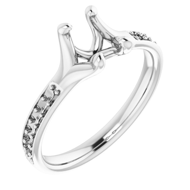 Accented Engagement Ring