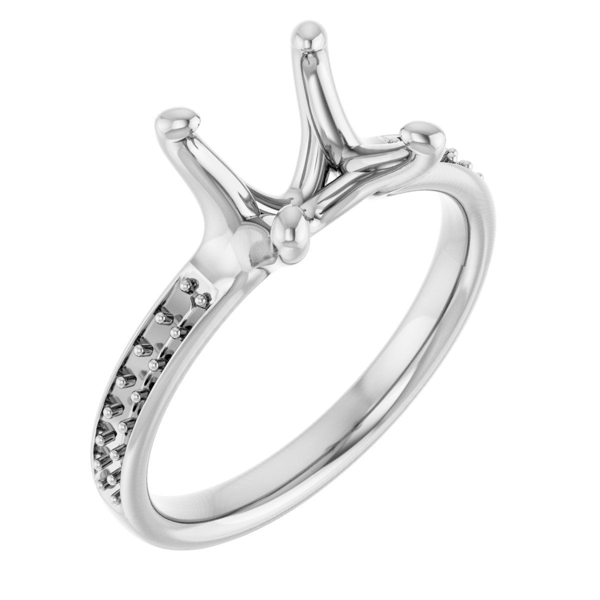 Accented Engagement Ring