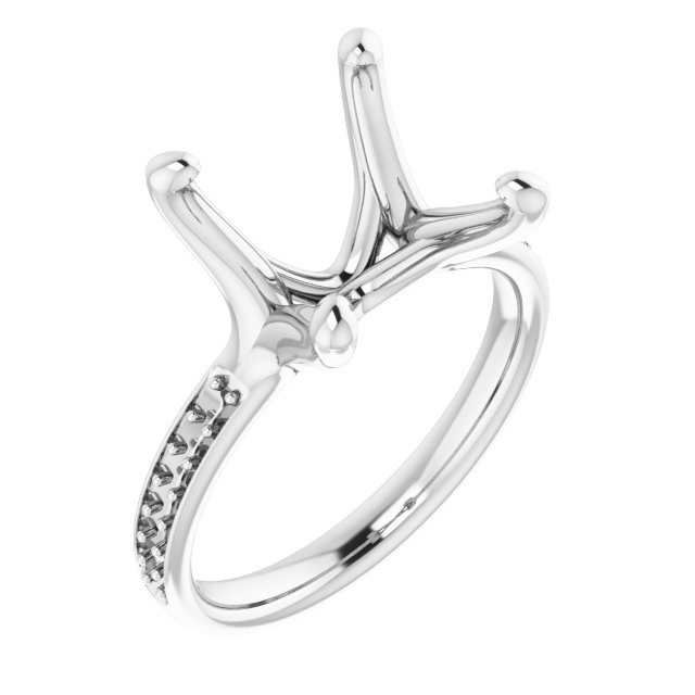 Accented Engagement Ring