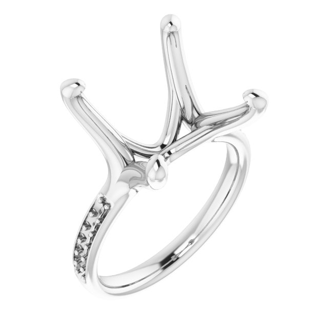 Accented Engagement Ring