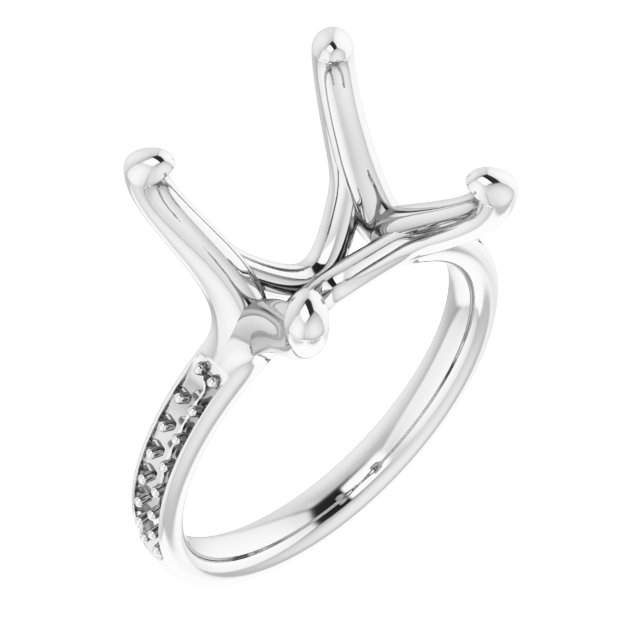 Accented Engagement Ring