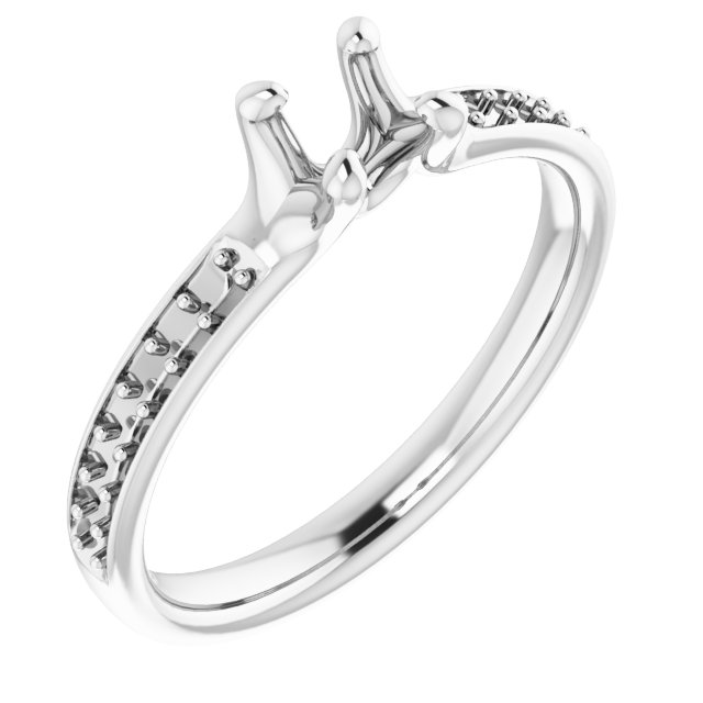 Accented Engagement Ring