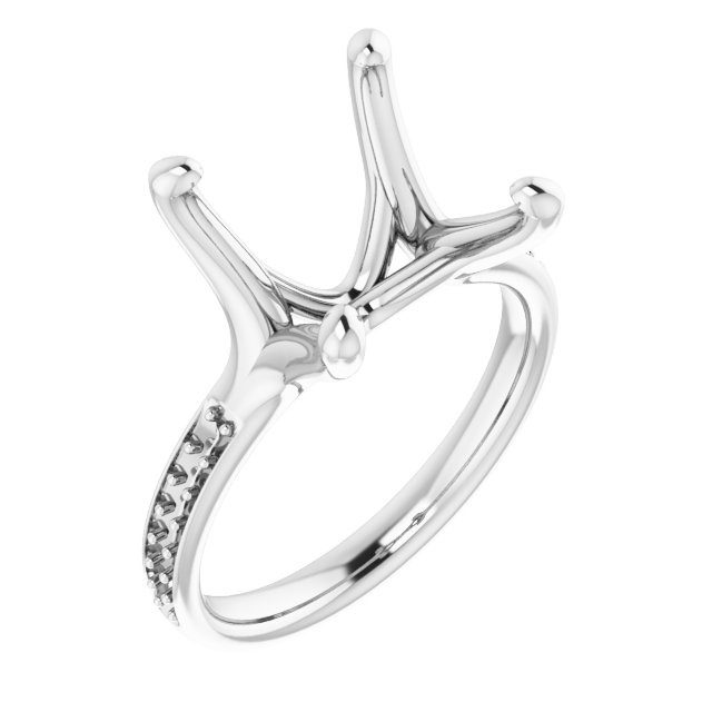 Accented Engagement Ring