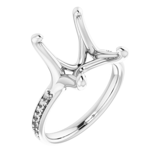 Accented Engagement Ring
