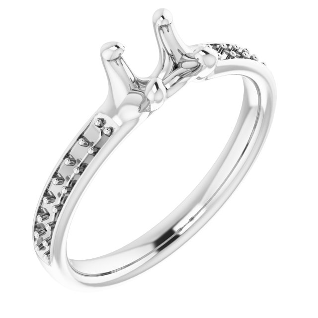 Accented Engagement Ring