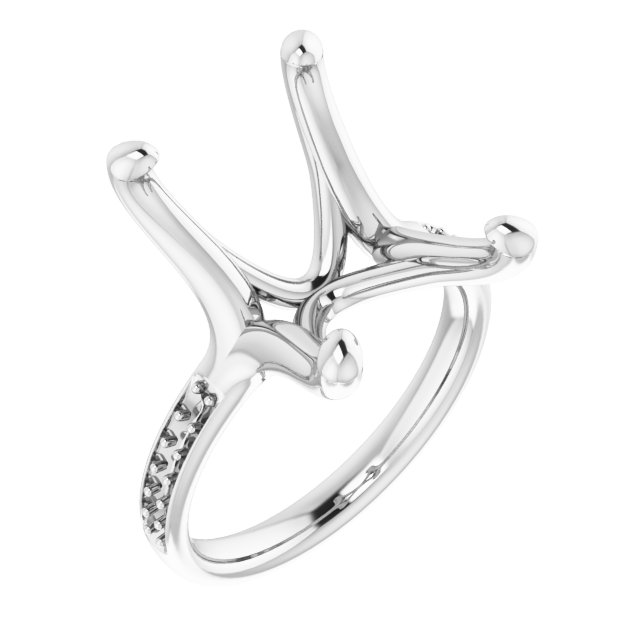 Accented Engagement Ring