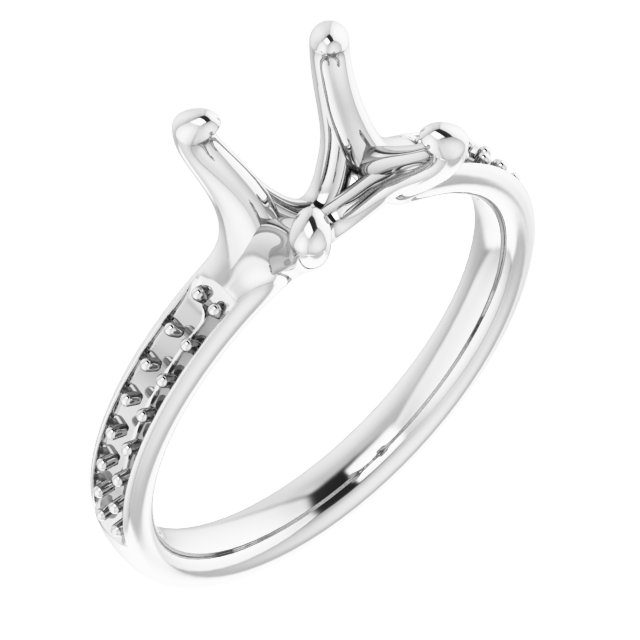 Accented Engagement Ring