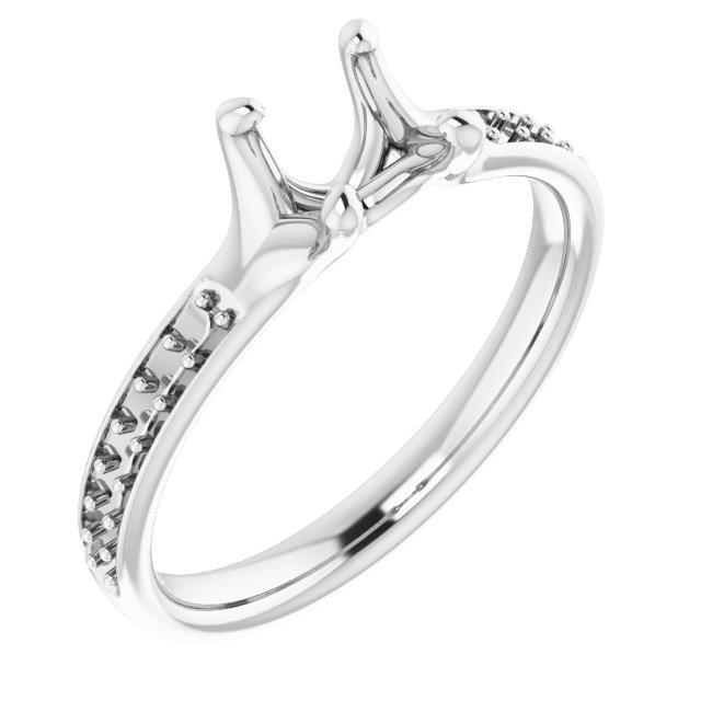 Accented Engagement Ring