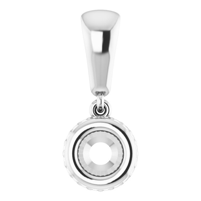 Bezel-Set Solitaire Pendant