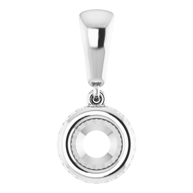 Bezel-Set Solitaire Pendant
